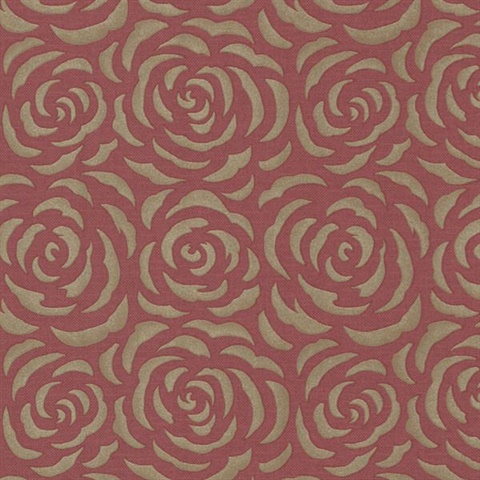 Rosette Red Rose Pattern