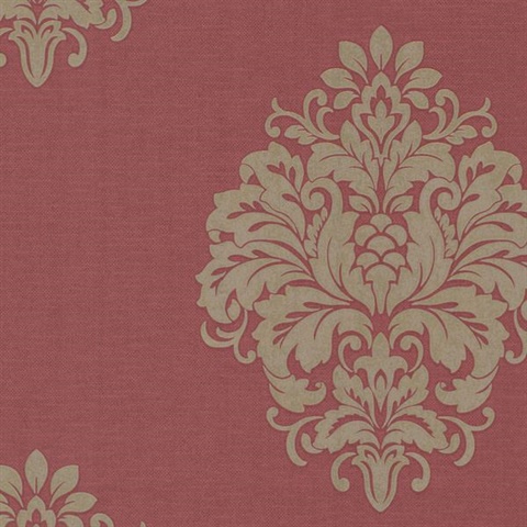 Duchess Red Damask