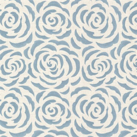 Rosette Aqua Rose Pattern