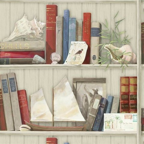 Coastal Library Bookcase