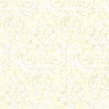 Aurora Yellow Damask