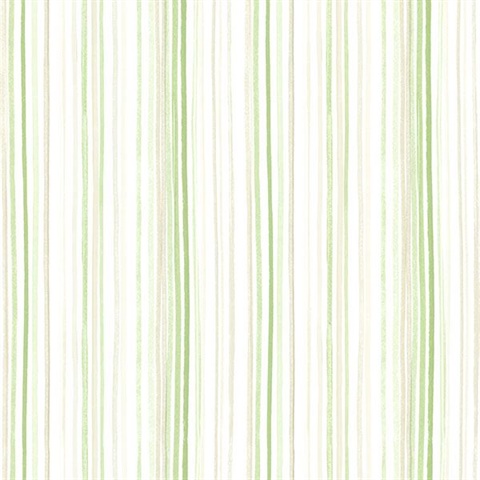 Estelle Green Watercolor Stripe