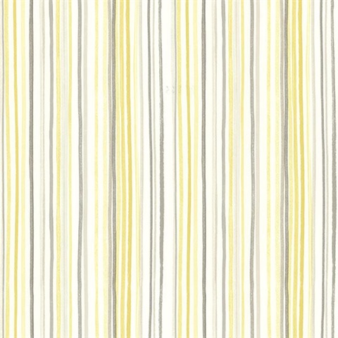 Estelle Yellow Watercolor Stripe