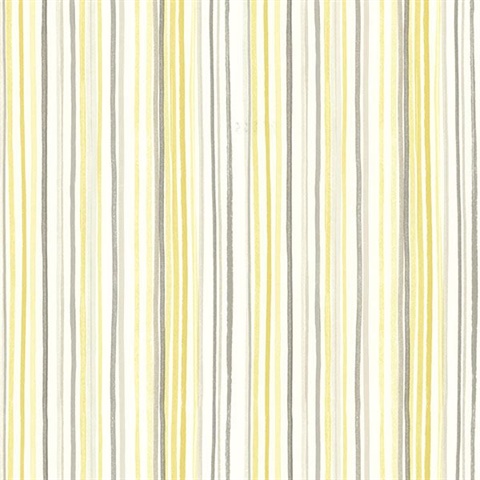 Estelle Yellow Watercolor Stripe