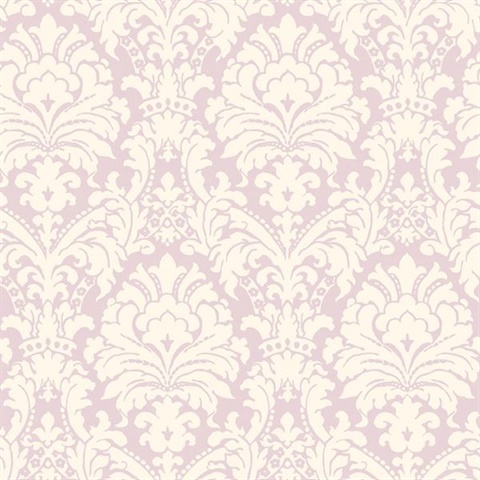 Lilac Simple Damask