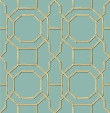 Summer Turquoise Trellis