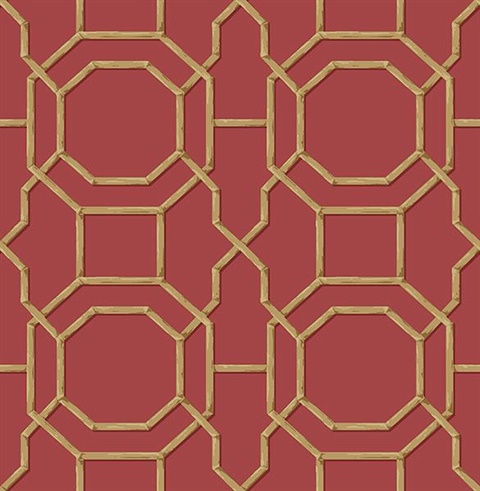 Summer Red Trellis