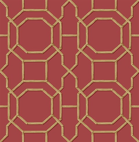 Summer Red Trellis