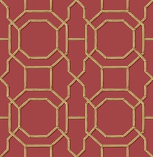 Summer Red Trellis