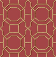 Summer Red Trellis