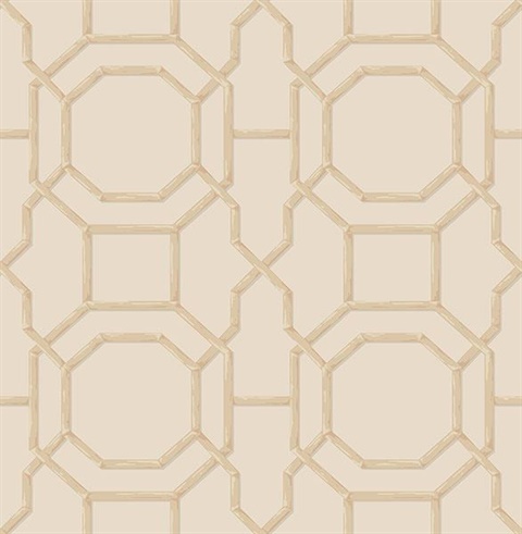 Summer Beige Trellis