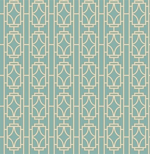 Empire Turquoise Lattice