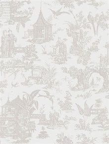 Zen Garden White Toile