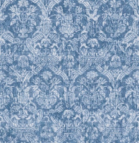 Lotus Sapphire Damask