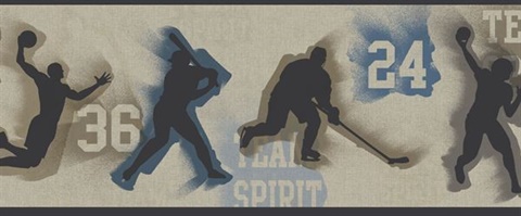 Glavine Grey Sports Figures Toss