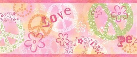 Janis Pink Peace Love Toss