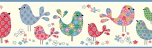 Patria Blue Calico Birdies Toss