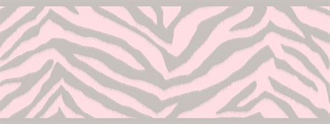 Mia Pink Faux Zebra Stripes