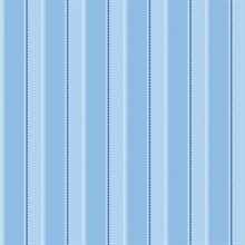 Gatsby Blue City Scape Stripe
