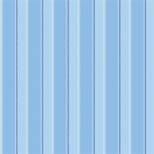 Gatsby Blue City Scape Stripe