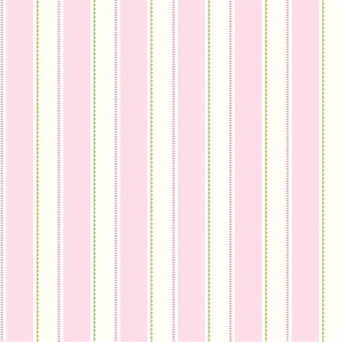 Gatsby Pink City Scape Stripe