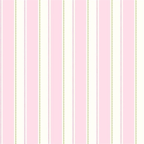 Gatsby Pink City Scape Stripe