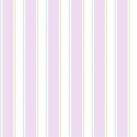Gatsby Purple City Scape Stripe