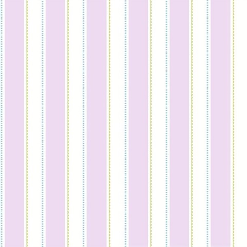 Gatsby Purple City Scape Stripe