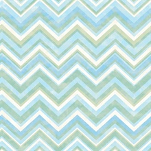 Oasis Blue Chevron