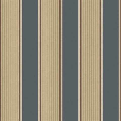 Turf Navy Stripe