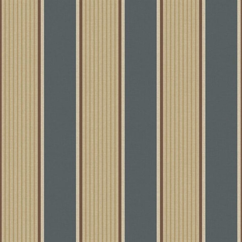 Turf Navy Stripe