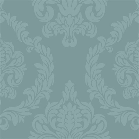 Aristocrat | ND7053 | Modern Design Blue Wallpaper