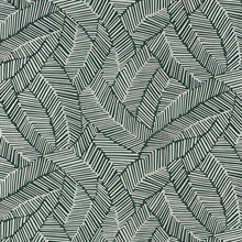 Abstract Leaf Metallic Slate
