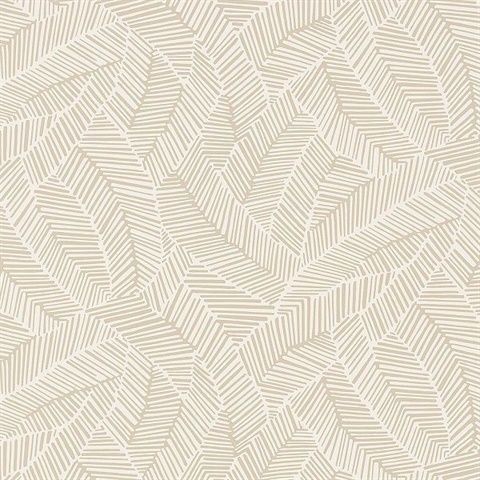 Abstract Leaf  Linen