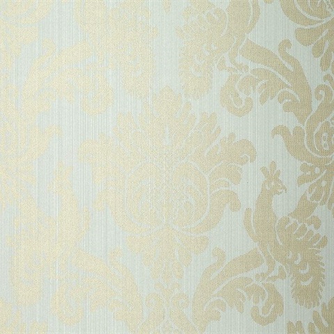 Valette Strie Damask Robins Egg