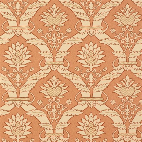 Siena Damask Terracotta