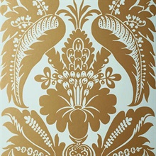 Montebello Damask Aqua