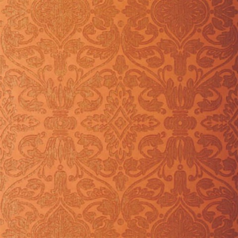 Varenna Damask Terracotta