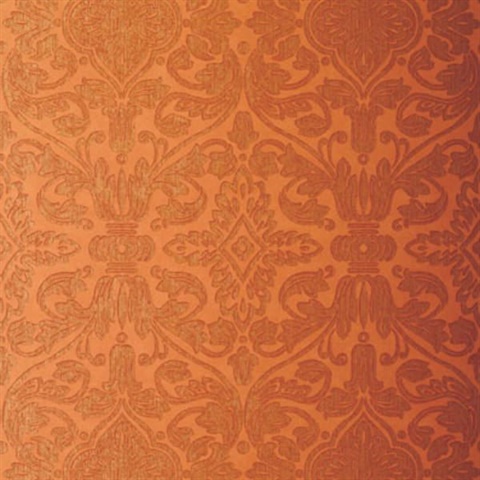 Varenna Damask Terracotta