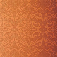 Varenna Damask Terracotta