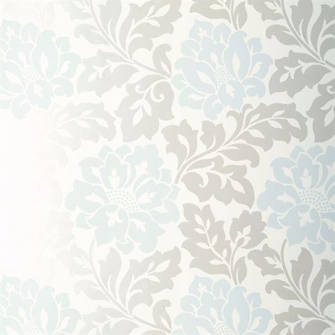 Saraceno Damask Aquamarine