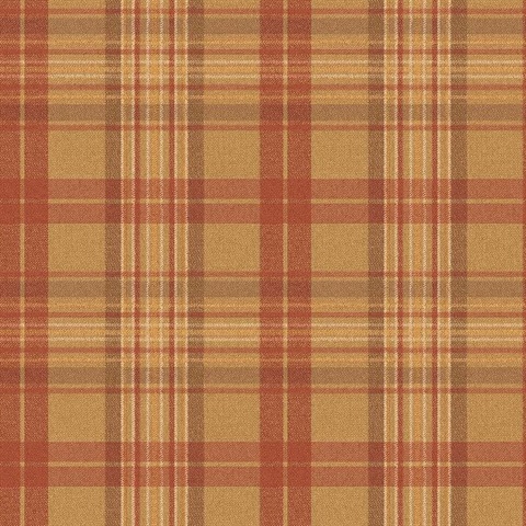 Austin Red Plaid
