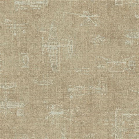 Douglas Beige Vintage Planes