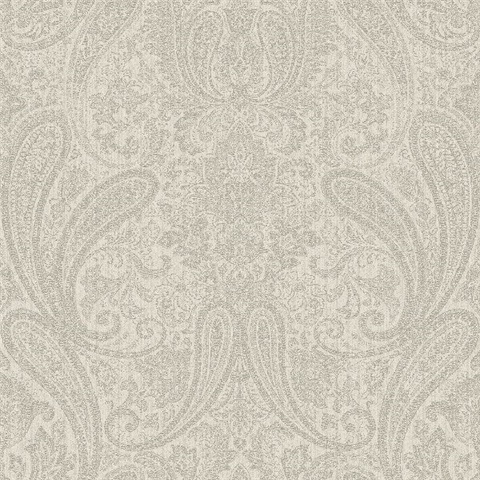 Ludlow Light Grey Paisley
