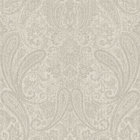 Ludlow Light Grey Paisley