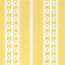 Wicker Stripe Lemon Blossom