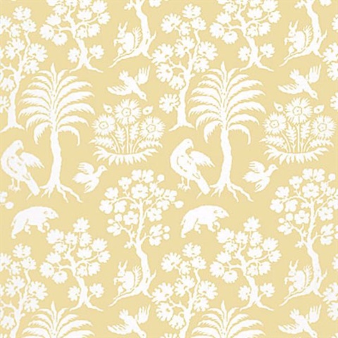 Palm Damask Sunlight