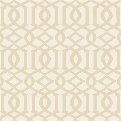 Imperial Trellis II Sand & Ivory