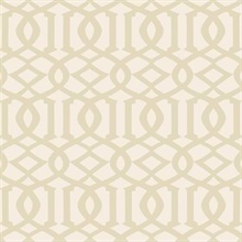 Imperial Trellis II Sand & Ivory