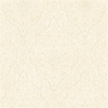 Essex Beige Lacey Damask